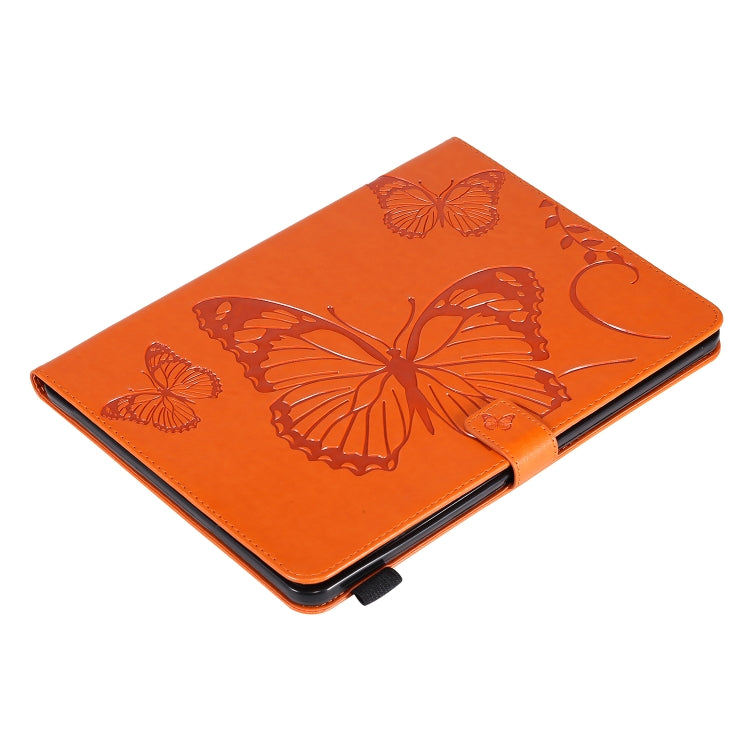 Pressed Printing Butterfly Pattern Horizontal Flip Leather Tablet Case For iPad mini 6