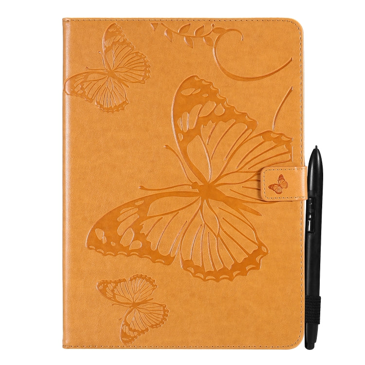 Pressed Printing Butterfly Pattern Horizontal Flip Leather Tablet Case For iPad mini 6