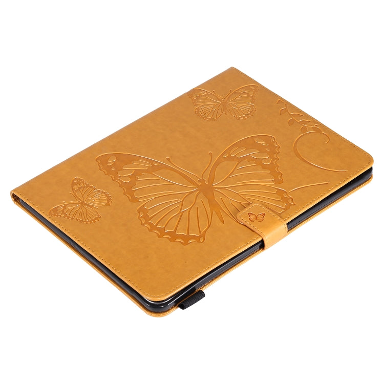Pressed Printing Butterfly Pattern Horizontal Flip Leather Tablet Case For iPad mini 6