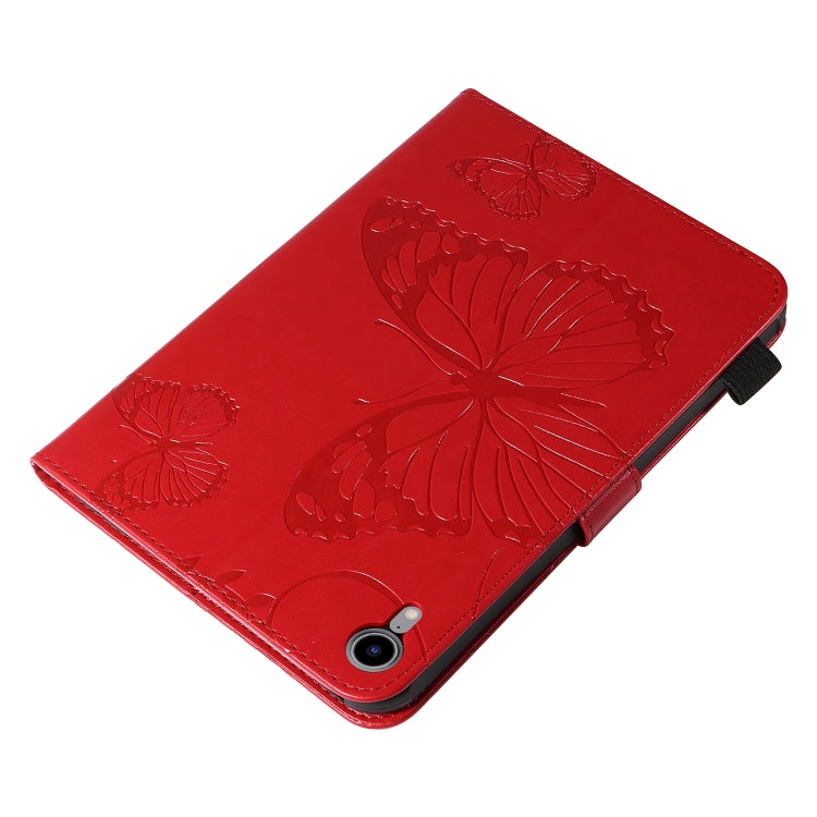 Pressed Printing Butterfly Pattern Horizontal Flip Leather Tablet Case For iPad mini 6