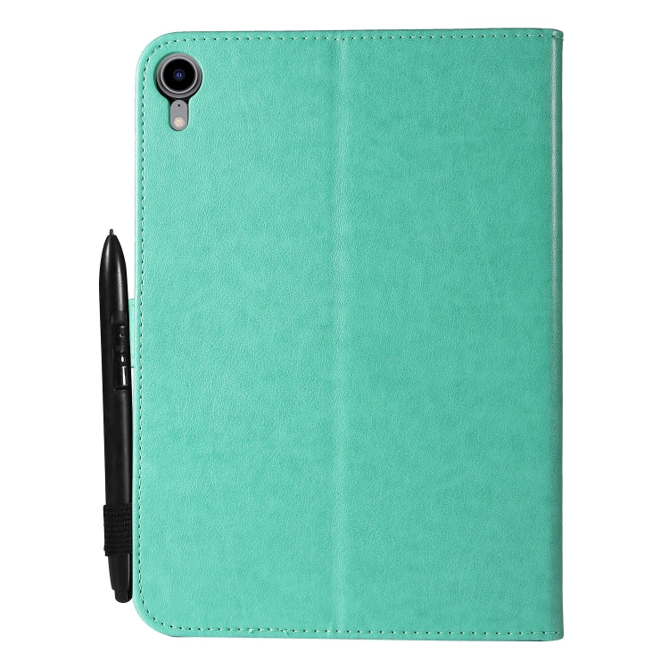 Cat Bee Embossing Pattern Horizontal Flip Leather Tablet Case For iPad mini 6