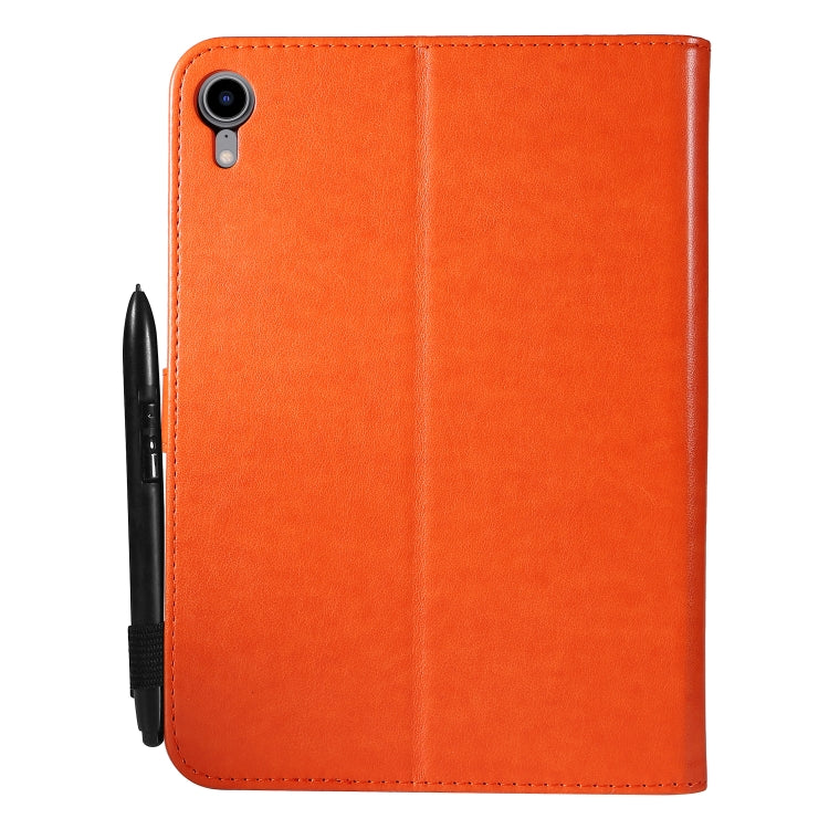 Cat Bee Embossing Pattern Horizontal Flip Leather Tablet Case For iPad mini 6