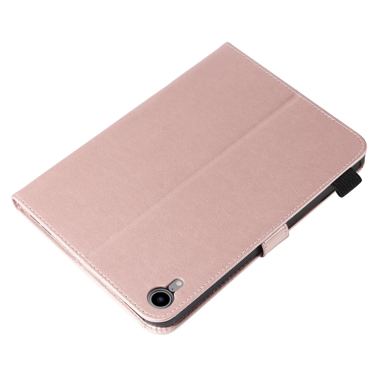 Cat Bee Embossing Pattern Horizontal Flip Leather Tablet Case For iPad mini 6