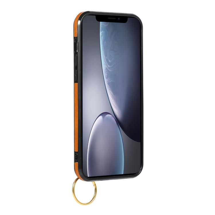 For iPhone 13 Pro Wristband Wallet Leather Phone Case