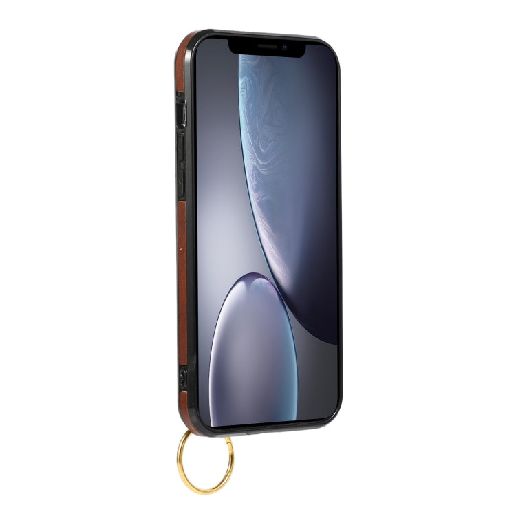 For iPhone 13 Pro Max Wristband Wallet Leather Phone Case