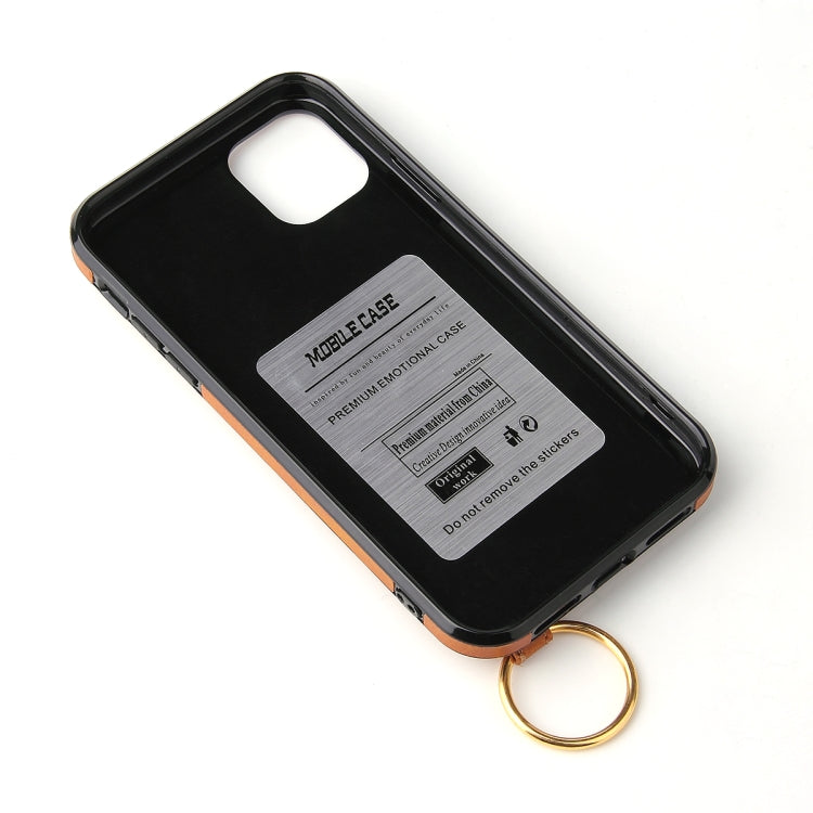 For iPhone 12 mini Wristband Wallet Leather Phone Case