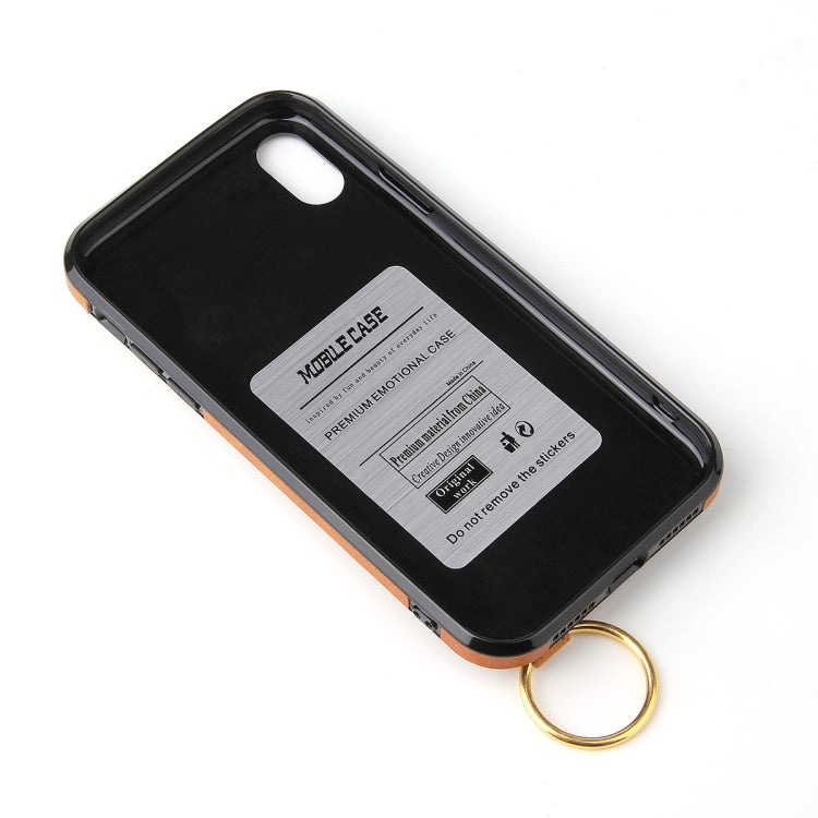 For iPhone X / XS Wristband Wallet Leather Phone Case