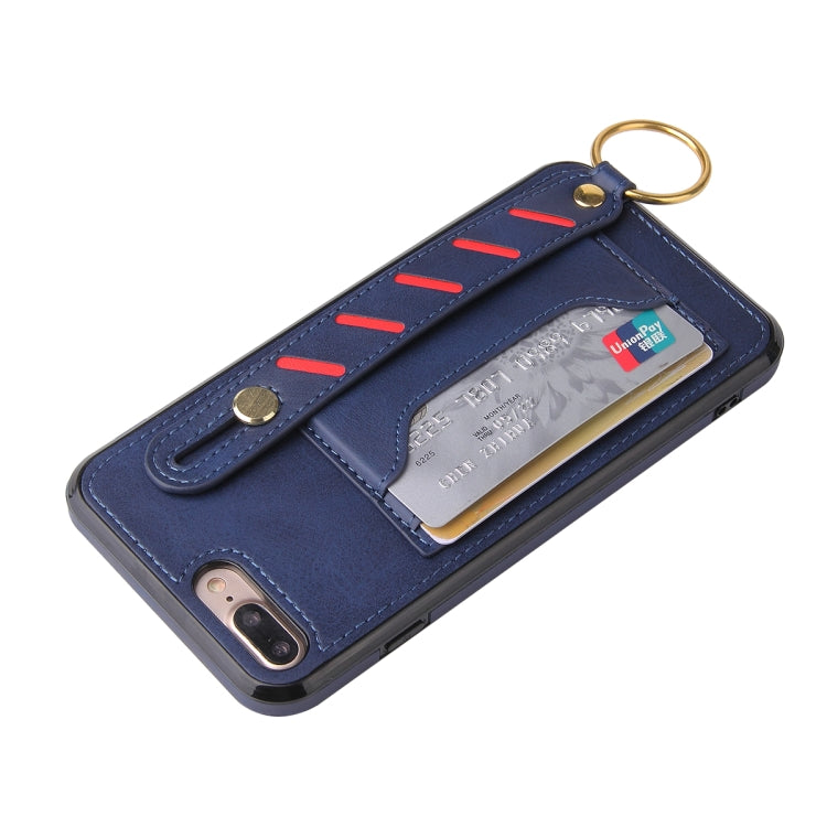 Wristband Wallet Leather Phone Case For iPhone 8 Plus / 7 Plus
