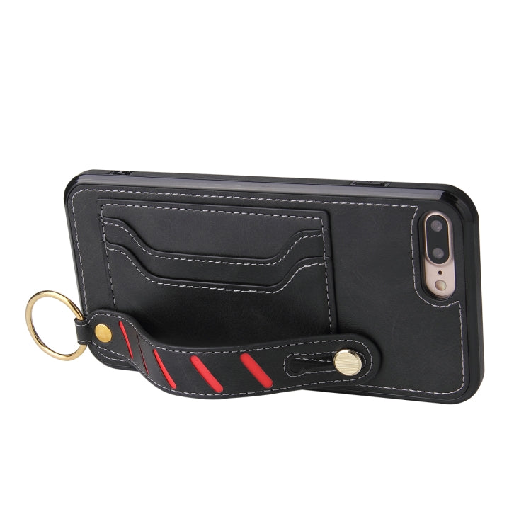 Wristband Wallet Leather Phone Case For iPhone 8 Plus / 7 Plus