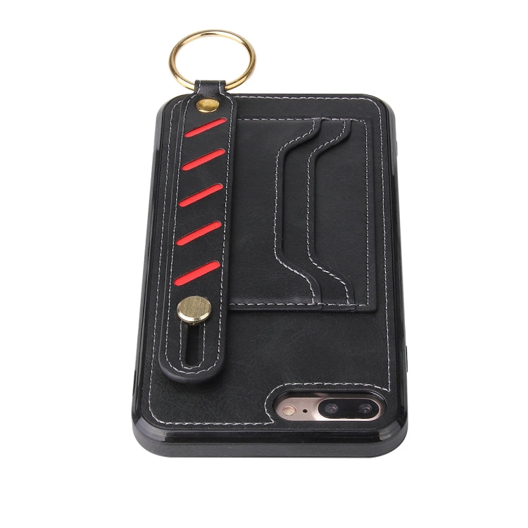 Wristband Wallet Leather Phone Case For iPhone 8 Plus / 7 Plus