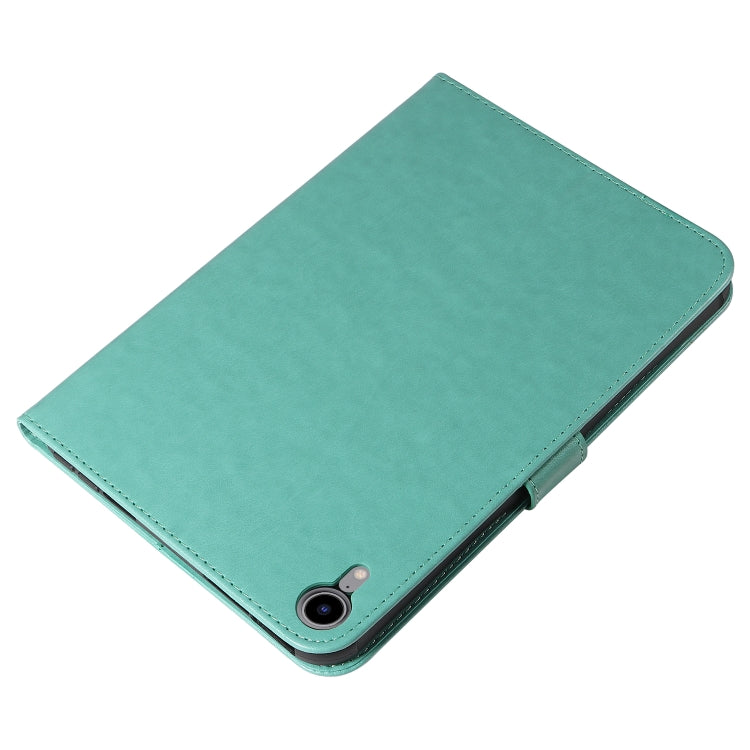 Pressed Printing Woman and Cat Pattern Horizontal Flip Leather Tablet Case For iPad mini 6