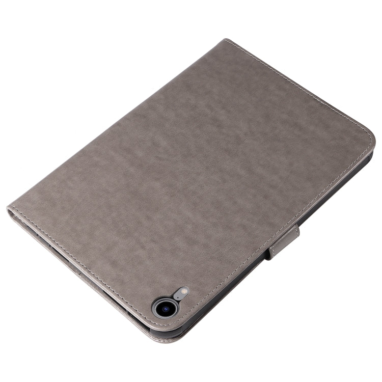 Pressed Printing Woman and Cat Pattern Horizontal Flip Leather Tablet Case For iPad mini 6