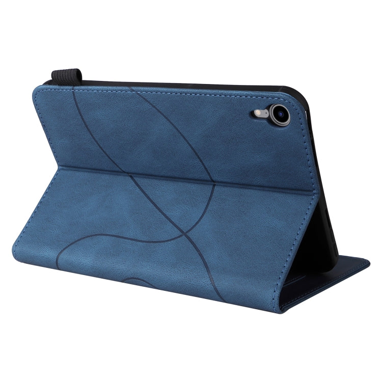 Dual-color Splicing Horizontal Flip Leather Tablet Case For iPad mini 6