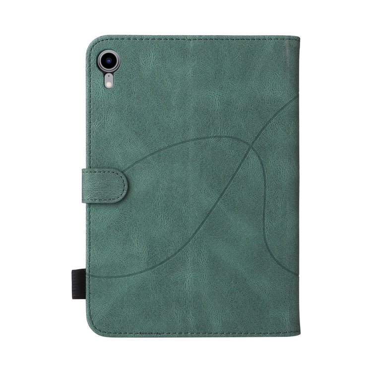 Dual-color Splicing Horizontal Flip Leather Tablet Case For iPad mini 6