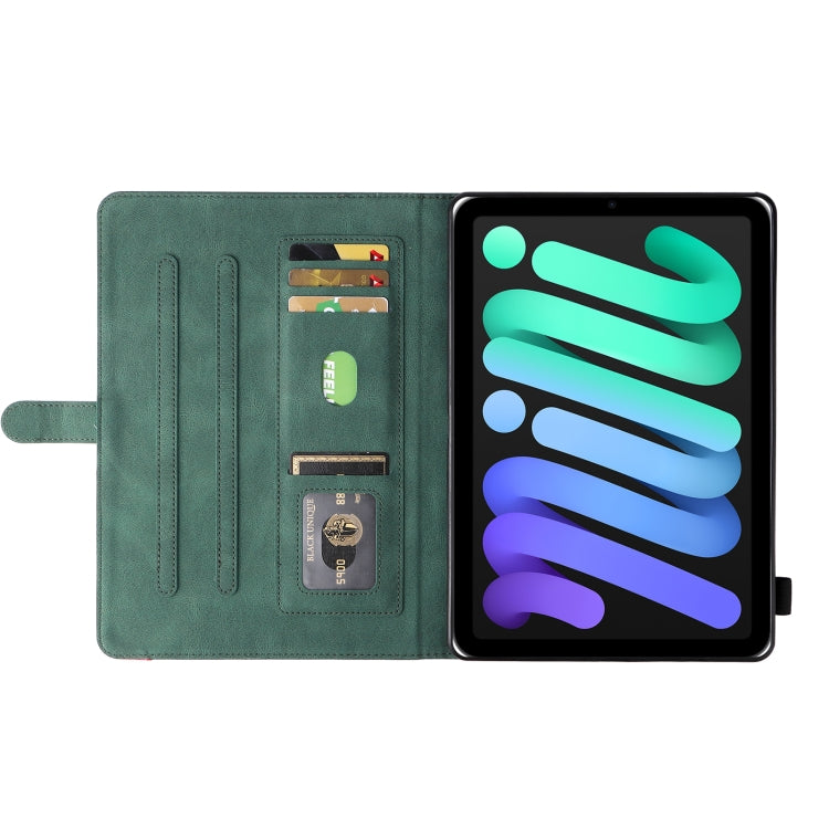 Dual-color Splicing Horizontal Flip Leather Tablet Case For iPad mini 6