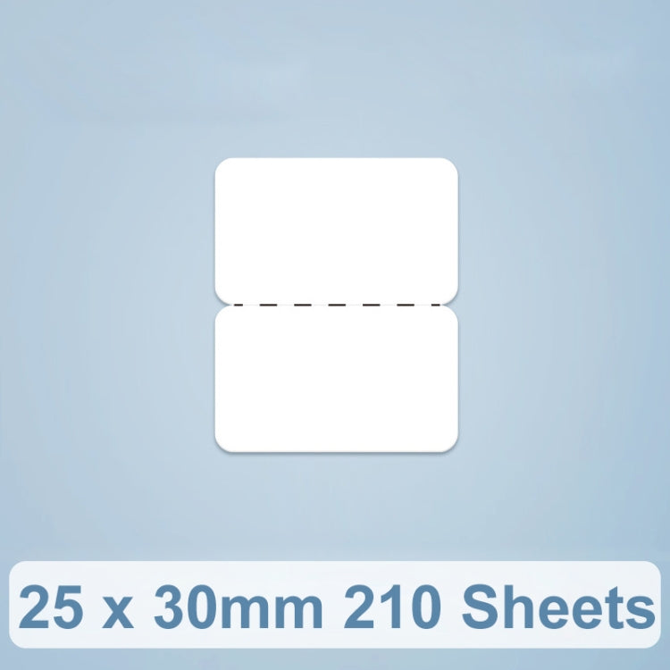 25 x 30mm 210 Sheets Thermal Printing Label Paper For NiiMbot D101 / D11