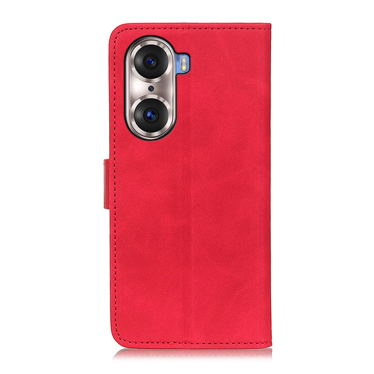 For Huawei Honor 60 Pro KHAZNEH Retro Texture Horizontal Flip Leather Phone Case