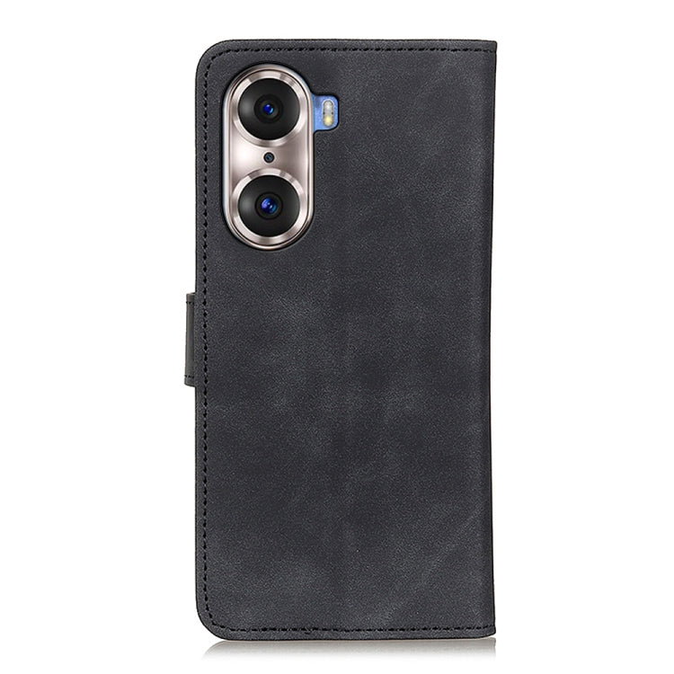 For Huawei Honor 60 Pro KHAZNEH Retro Texture Horizontal Flip Leather Phone Case