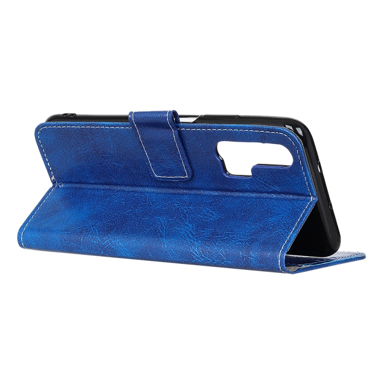 For Huawei Nova 6 Retro Crazy Horse Texture Horizontal Flip Leather Case with Holder & Card Slots & Photo Frame & Wallet