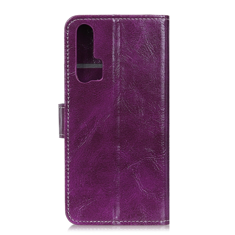 For Huawei Nova 6 Retro Crazy Horse Texture Horizontal Flip Leather Case with Holder & Card Slots & Photo Frame & Wallet