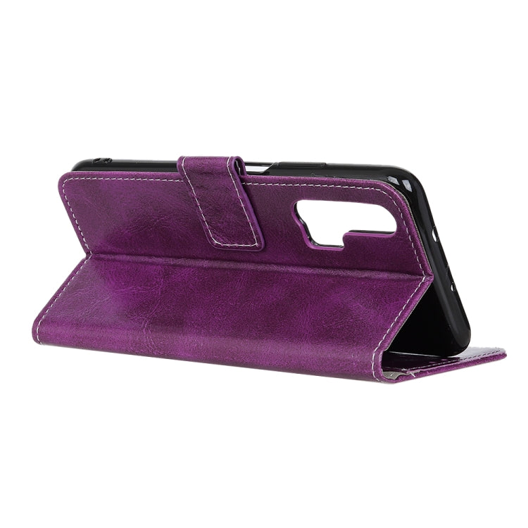 For Huawei Nova 6 Retro Crazy Horse Texture Horizontal Flip Leather Case with Holder & Card Slots & Photo Frame & Wallet