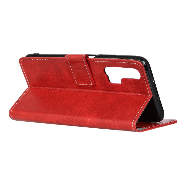 For Huawei Nova 6 Retro Crazy Horse Texture Horizontal Flip Leather Case with Holder & Card Slots & Photo Frame & Wallet