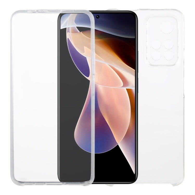For Xiaomi Redmi Note 11 Pro PC+TPU Double-Sided All-Inclusive Transparent Phone Case