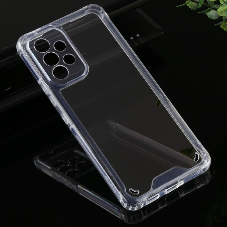 For Samsung Galaxy A53 5G Four-corner Transparent TPU + PC Phone Case