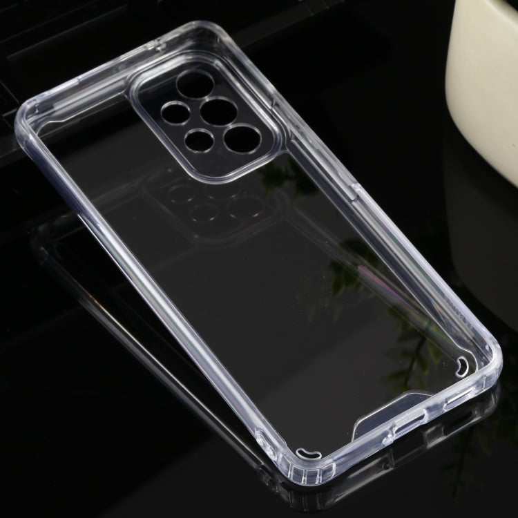 For Samsung Galaxy A53 5G Four-corner Transparent TPU + PC Phone Case