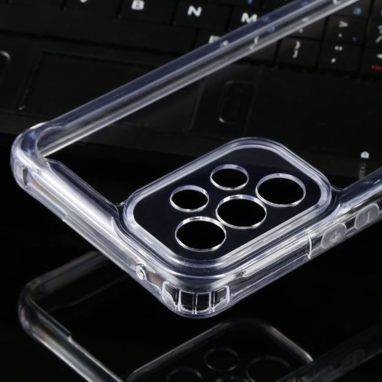 For Samsung Galaxy A53 5G Four-corner Transparent TPU + PC Phone Case