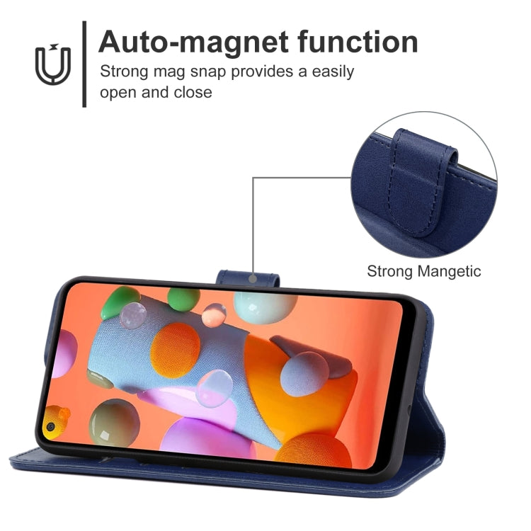 Leather Phone Case For Samsung Galaxy A11