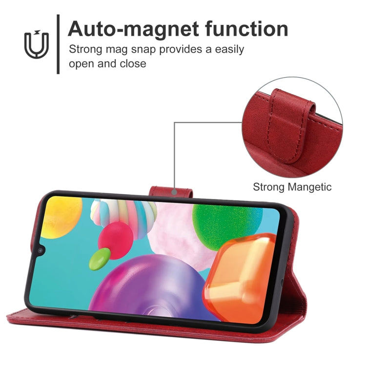 Leather Phone Case For Samsung Galaxy A41 SC-41A