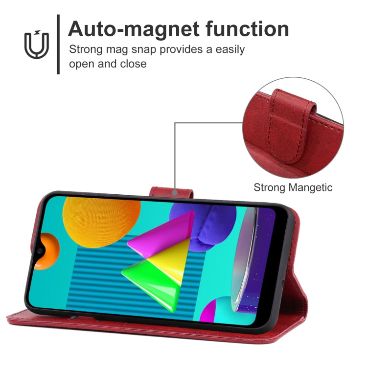 Leather Phone Case For Samsung Galaxy M01