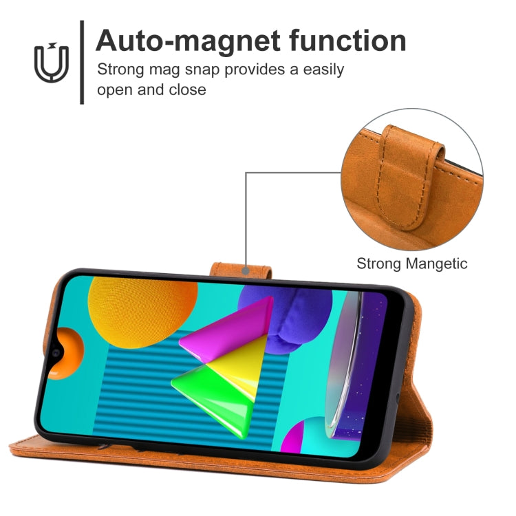 Leather Phone Case For Samsung Galaxy M01