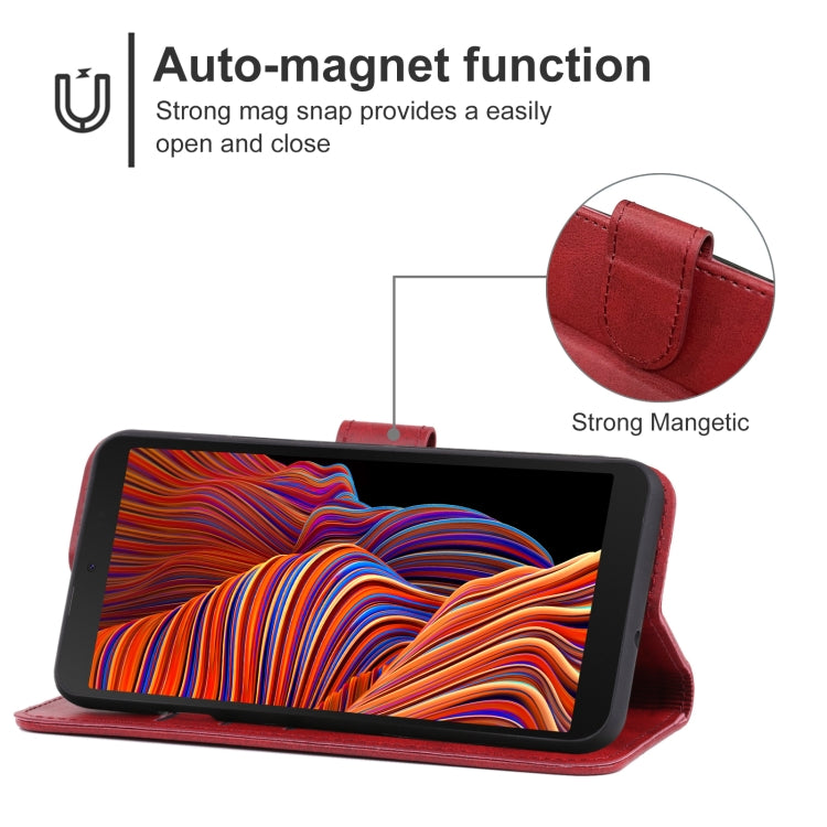 Leather Phone Case For Samsung Galaxy Xcover 5
