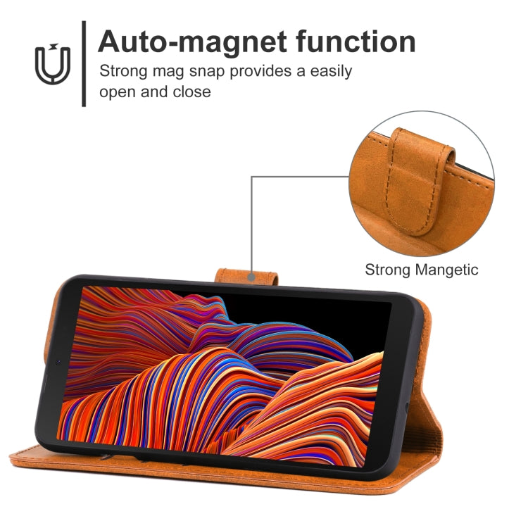Leather Phone Case For Samsung Galaxy Xcover 5