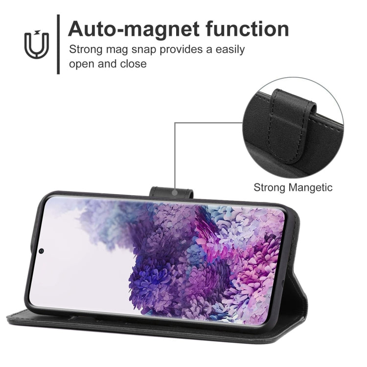 For Samsung Galaxy S20+ Leather Phone Case