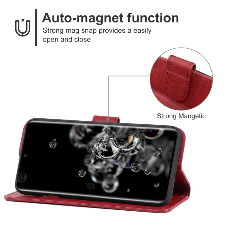 For Samsung Galaxy S20 Ultra Leather Phone Case