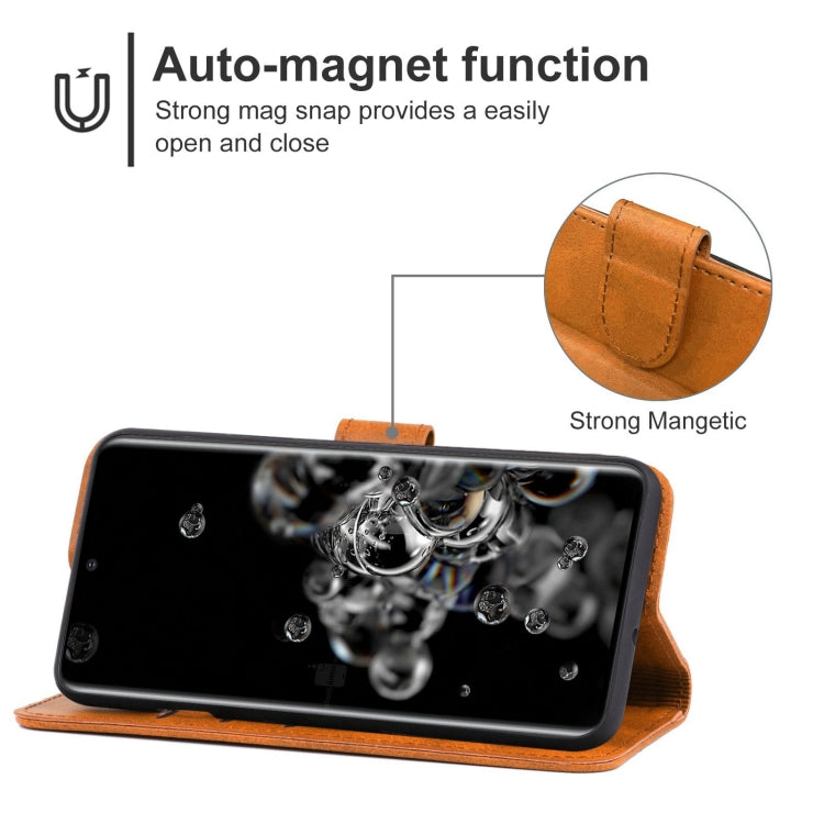 For Samsung Galaxy S20 Ultra Leather Phone Case