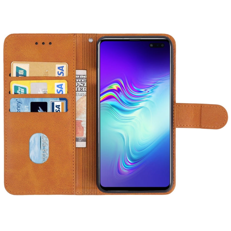 For Samsung Galaxy S10 5G Leather Phone Case