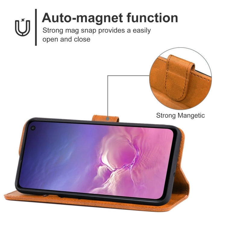 For Samsung Galaxy S10e Leather Phone Case