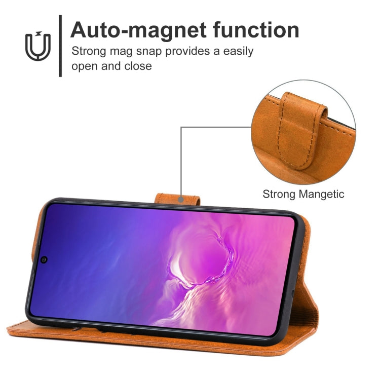 For Samsung Galaxy S10 Lite / A91 / M80s Leather Phone Case