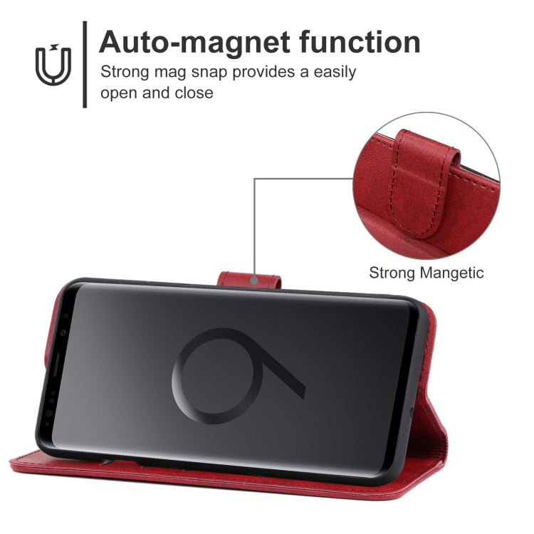 For Samsung Galaxy S9 Plus Leather Phone Case