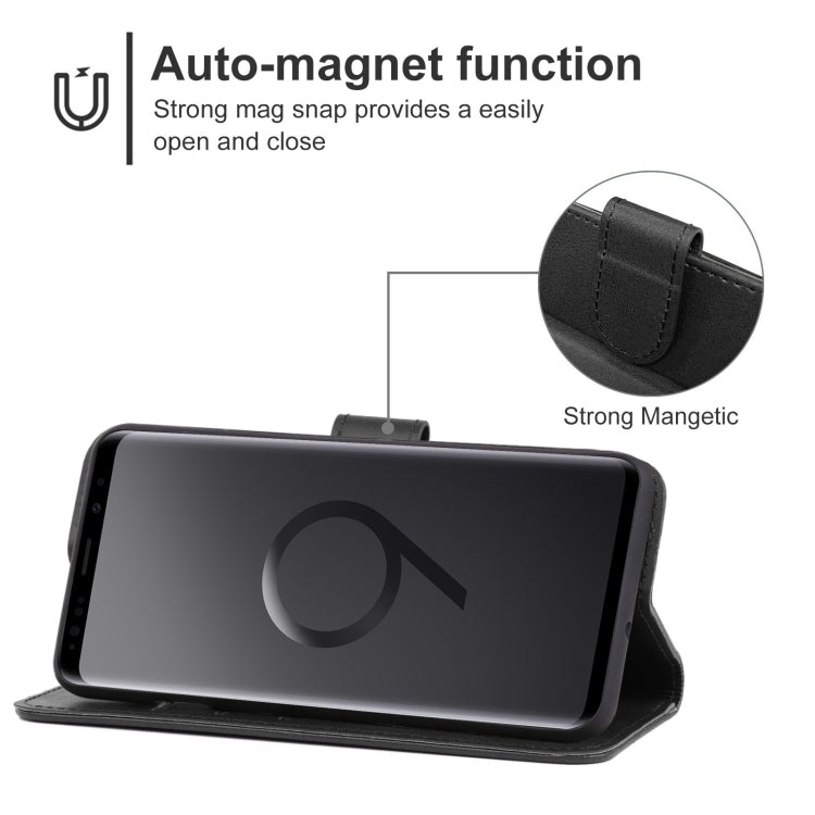For Samsung Galaxy S9 Plus Leather Phone Case