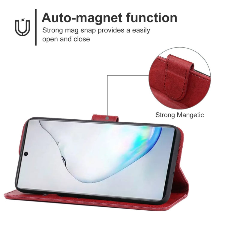 For Samsung Galaxy Note10 Plus Leather Phone Case