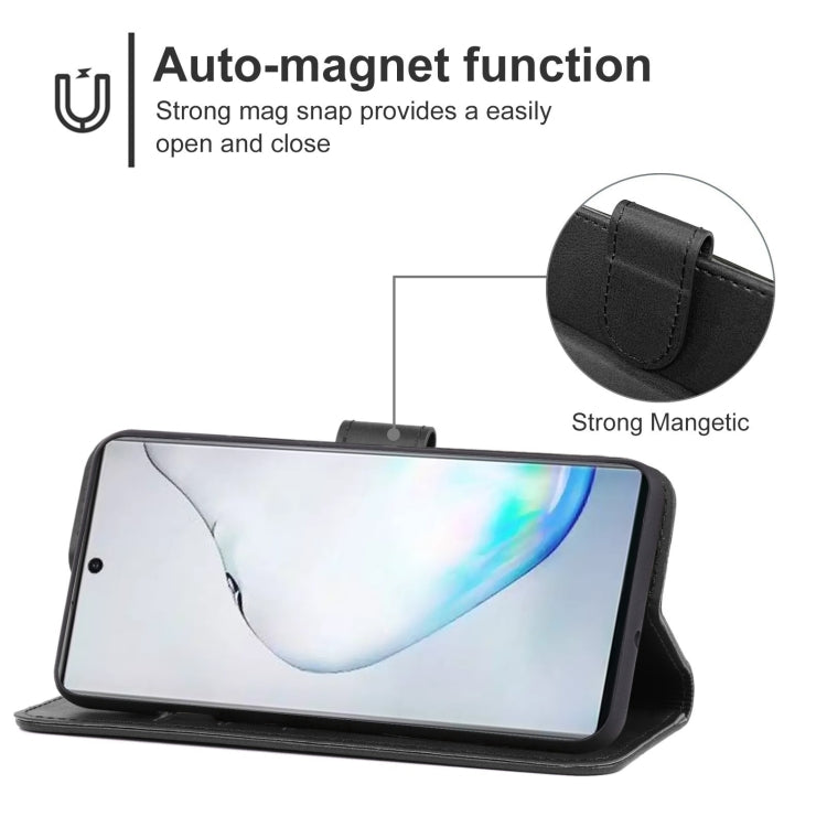 For Samsung Galaxy Note10 Plus Leather Phone Case