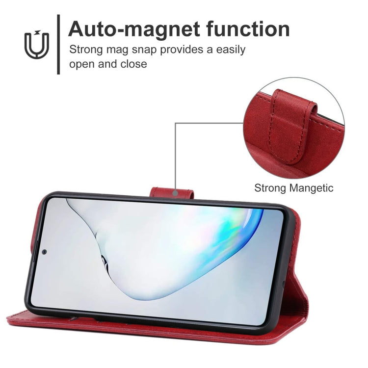 For Samsung Galaxy Note10 Lite / A81 Leather Phone Case