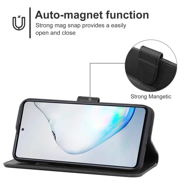 For Samsung Galaxy Note10 Lite / A81 Leather Phone Case