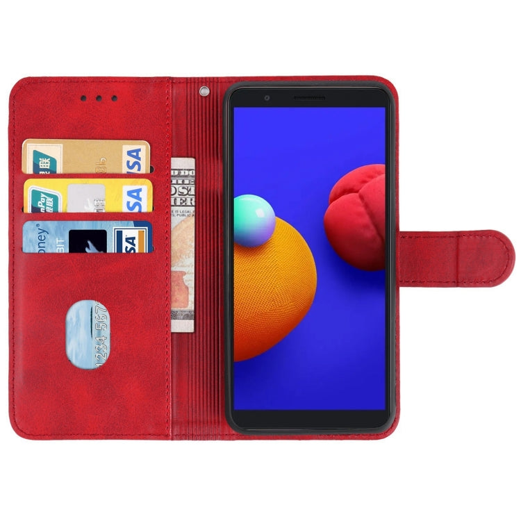 For Samsung Galaxy A01 Core / M01 Core Leather Phone Case