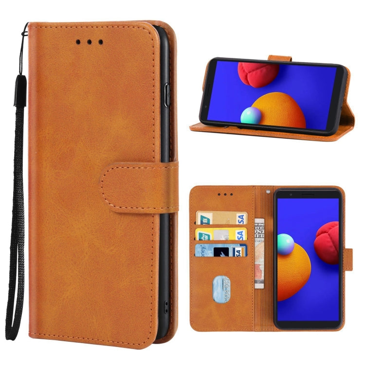 For Samsung Galaxy A01 Core / M01 Core Leather Phone Case